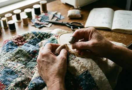 Image showing stitching_hands