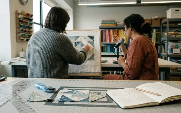Quilt Math Without the Jargon: Scale, Repeat, and Placement Explained on the Podcast