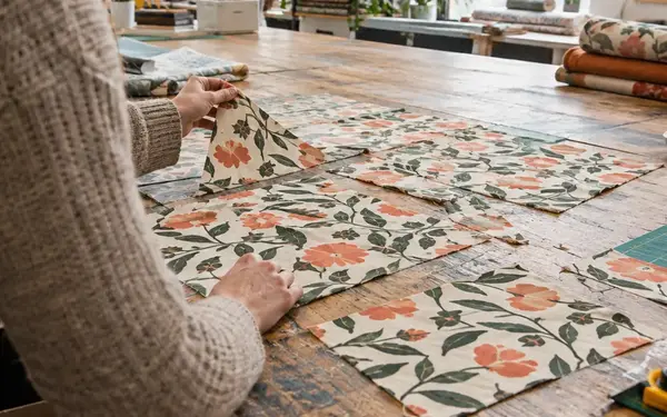 The Geometry of Motif Placement: What Changes When You Cut the Same Print Six Ways
